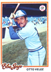 1978 Topps Baseball Cards      059      Otto Velez